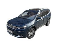 BOFSMXXNP Die-cast car models 1:18 For Jeep Grand Commander SUV Car Model Die-cast Metal Off-road Vehicle Alloy car models(Blue)