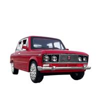 BOFSMXXNP Die-cast car models 1:18 For Lada 2106 Alloy Die-cast Car Model Sound And Light Collectible Alloy car models(Red)