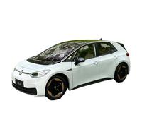 BOFSMXXNP Die-cast car models 1:18 For Volkswagen ID3 ID.3 SUV Alloy New Energy Vehicle Model Alloy car models(White)