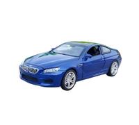 BOFSMXXNP Die-cast car models 1:32 For BMW-M6 Alloy Car Model Die-cast Metal Model High Simulation Sound And Light Collection Exquisite Desktop Ornaments Alloy car models(Blue)