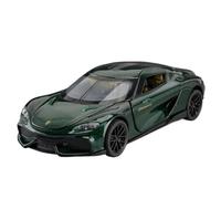 BOFSMXXNP Die-cast car models 1:32 For Gem Age Mega-GT Gemini Alloy Mini Car Die-cast Metal Alloy car models(Green)