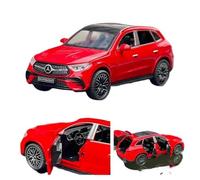 BOFSMXXNP Die-cast car models 1:32 For Mercedes-Benz GLC400 Off-road Vehicle GLC Alloy Car Model Sound And Light Pull Back Collection Alloy car models(Red With box)