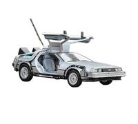 BOFSMXXNP Model car 1:24 Die-cast Alloy Model Car DMC-12 DeLorean Back To The Future Time Machine Metal Collection Exquisite Ornaments Alloy car models(Back to the Future 1)