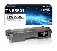 boftink bofink TN635/TN635XL Black Toner High Yield Cartridges Compatible for Brother HL-L8430CDW L8430CDWT 8570CDW MFC-L8730CDW L8930CDW L8970CDW EX575 Printer (1 Pack TN635XL Black)