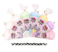 BoFUN Whipped Cream Glue Clay DIY Making Art Craft Kit with Plastic Piping Tip for Handmade Phone Case Mirror Jewelry Accessories Homemade Decoration (White), BO-C04-10