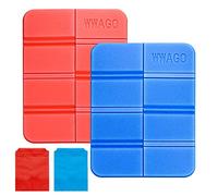 BOFUS 2 Pcs Outdoor Folding Seat Pads,Folding Foam Sit Mat Thermally Insulated Folding Seat Pad Moisture-Proof Folding Seat Mat XPE Portable Waterproof Mat for Outdoor Camping Park Hiking Playground