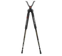 BOG Havoc Camo Bipod Shooting Rest with Lightweight Aluminum Construction, High Density Foam Grips, Twist-Style Lock Legs, and Universal Shooting Rest Head for Hunting, Shooting, and Outdoors