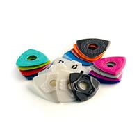 Bog Street Assorted Guitar Picks Variety Pack - 17 Guitar Pics For Guitar Made in USA - Ergonomic Plectrum Guitar Picks - Sturdy Guitar Pick Variety Pack Multiple Thicknesses And Vibrant Colors