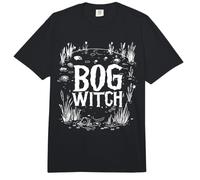 Bog Witch Spooky Mystical Halloween Witchcraft Witchy Horror Comfort Colors Adult Heavyweight T-Shirt