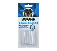 Bogadent Bogar AG Silicone Finger for Dogs, Pack of 2