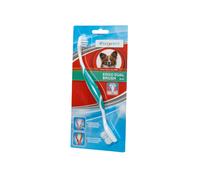 BOGADENT ERGO DUAL BRUSH MINI DOG Double Toothbrush For Small Dogs 1 pc