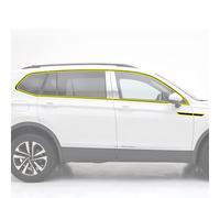 BOGAR TECH DESIGNS Side Window Chrome Delete Overlay Compatible with Volkswagen Tiguan 2018-2023, Gloss Black