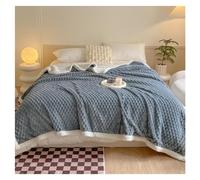 BOGAZY Blankets Flannel Blanket Cozy Warm Plush Blanket Soft Fuzzy Reversible Blanket For Couch Bed Blanket Throw(G,150 * 200cm)