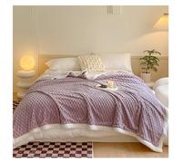 BOGAZY Blankets Flannel Blanket Cozy Warm Plush Blanket Soft Fuzzy Reversible Blanket For Couch Bed Blanket Throw(B,150 * 200cm)