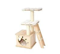 BOGAZY Cat Climbing Frame Cat Climbing Frame Cat Litter Cat Tree Solid Wood Cat Frame Pine Cat Villa Cat Toy Cat Tree
