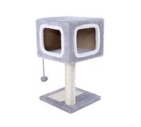 BOGAZY Cat Climbing Frame Cat Scratching Post With Hanging Ball, Durable Cat Scratcher Pole With Sisal Rope Cat Tree Cat Tree
