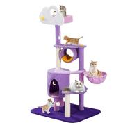 BOGAZY Cat Climbing Frame Cat Tree Tower Cat For Indoor Cats Cat Tree With Cat Scratching Post & Hammock Cat Tree(60 * 48 * 150cm)