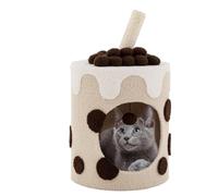BOGAZY Cat Climbing Frame Multi-Functional Cat Tree Tower With Scratching Post Dangling Ball Cute Cat Tree With Soft Cushion Cat Tree(Bruin)