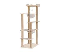 BOGAZY Cat Climbing Frame Solid Wood Cat Climbing Frame Multifunctional Cat Tree Tower Hemp Rope Cat Scratching Post Cat Perches Cat House Cat Tree(40 * 60 * 137cm)