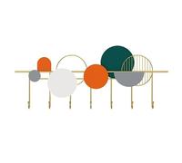 BOGAZY Coat Racks Wall Metal Coat Hook Wall Mounted Rack Heavy Duty for to Hang Robes, Handbags, Keys, Towels, Hats Storage Clothes Hook(A-7 Hooks)