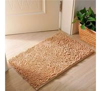 BOGAZY Floor Mat Chenille Non-Slip Bathroom Rug Mat,Shower Water Absorbent Fast Drying For Bedroom For Entrance(C)