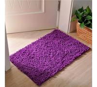 BOGAZY Floor Mat Chenille Non-Slip Bathroom Rug Mat,Shower Water Absorbent Fast Drying For Bedroom For Entrance(H)