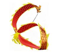 BOGAZY Lion De Dance Costume Dance Lion Props Streamer Chinese New Year Silk Dragon Traditional Outdoor Dragon Fitness Ribbon Cosplay Dress(A,6m)