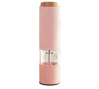 BOGAZY Pepper Mill Electric Salt Pepper Grinder Set Led Light Automatic Spice Herb Mill Adjustable Coarseness Salt Pepper Grinder(Pink,1pcs)