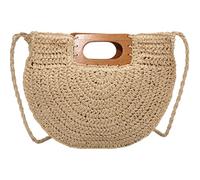 BOGAZY Straw Handbags Beach Bag Rattan Woven Beach Round Handbag Women Shoulder Tote Straw Bags For Women