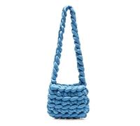 BOGAZY Straw Handbags Cotton Woven Crossbody Bag Shoulder Bags Handwoven Women Straw Bags For Women(Blue)