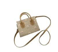 BOGAZY Straw Handbags Daisy Woven Bag Handbags Shoulder Bag Womens Tote Bag Woven Tote Straw Bags For Women(Khaki)