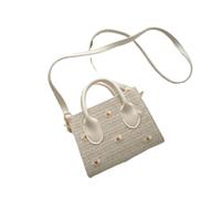 BOGAZY Straw Handbags Daisy Woven Bag Handbags Shoulder Bag Womens Tote Bag Woven Tote Straw Bags For Women(White)
