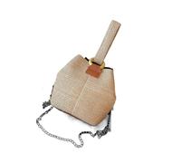 BOGAZY Straw Handbags Women Woven Rattan Bag Shoulder Bag Handbag Beach Tote Crossbody Straw Bags For Women(Khaki)