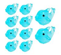 BOGEEL 10lots Luminescent Fishes Tanks Decorations Artificial Aquariums Fishes Home Office Fish Tanks Decoration