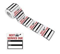 BOGEEL 150 Pieces Oil Change Reminder Stickers Next Service Due Labels Low-Tack for Windshield Car Window 2 Inch Black Blue,Copper Plate self-Adhesive