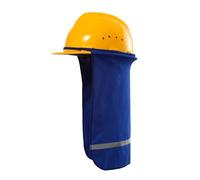 BOGEEL High Visibility Sun Shade with Reflective Strips for Industrial Labor Farming Activity Neck Cover, Royal Blue