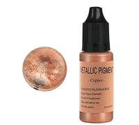 BOGEEL Metallic Ink Set 6 Color Concentrated Extreme Shimmer -Based Inks for Epoxy Resin Acrylic Pouring Paint, Bronze