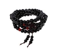 BOGEEL Natural-Sandalwood Buddhist Prayer Bracelets 8mm Beads Bracelets 108 Wood Beads Meditation Bracelet Gift for Men Women
