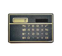 BOGEEL Solar Power Calculator 8 Digit Display Basic Standard Calculators Thin Calculator for Business Office School,Plastic