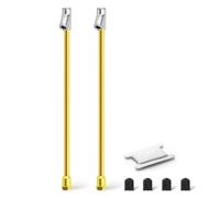 BOGERDACK 2PCS Dual Head Air Chuck, 1/4" FNPT Extension Stem, Yellow