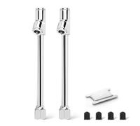BOGERDACK 2PCS Dual Head Air Chuck, 1/4" FNPT Short, 30° reverse Chuck