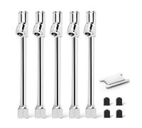 BOGERDACK 5PCS Dual Head Air Chuck, 1/4" FNPT Short, 30° reverse Chuck
