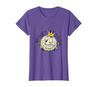 Bogey King Cartoon Golf Ball with Crown Funny Golf T-Shirt