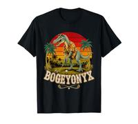 Bogeyonyx Golf Dinosaur Bogey Baryonyx Retro Design T-Shirt