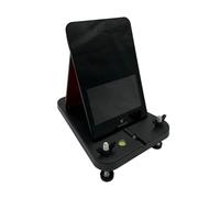 Bogeys2Birdies Alignment and Leveling Stand for Swing Caddy SC4 / Sc4Pro Golf Launch Monitor, Voice Caddy, Adjustable Height, Built-in Level, Alignment Stick Holder