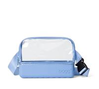 BOGG BAG - Stadium Bag - Carolina On My Mind - Clear Crossbody or Belt Bag - 9in L x 3in W x 7in H - Zip Closure with 20in Adjustable Strap - Durable Nylon Fanny Pack