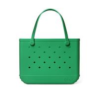 BOGG BAG - Tote for Beach, Pool, Boat, Sports - All Purpose EVA - Tonal Buttons, Green With Envy, Original - Large, Original - Large