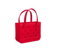BOGG BAG - Tote for Beach, Pool, Boat, Sports - All Purpose EVA - Tonal Buttons, Off to the Races Red, Bitty - Small, Bitty - Small