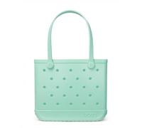 BOGG BAG - Tote for Beach, Pool, Boat, Sports - All Purpose EVA - Tonal Buttons, Sea(foam) Shimmer, Baby - Medium, Baby - Medium
