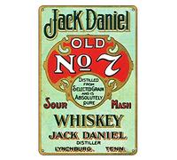 Boggevi Kells Jack daniel old no. 7 whiskey retro shabby chic vintage style picture metal wall plaque sign - Tin signs Metal Poster Gift 200mm x 300mm -TPH0110